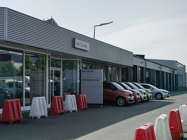 Fahrzeugvermietung Eingang